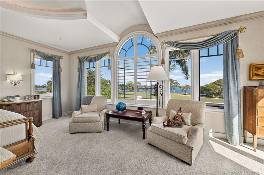 Large Primary Suite with Seating area.