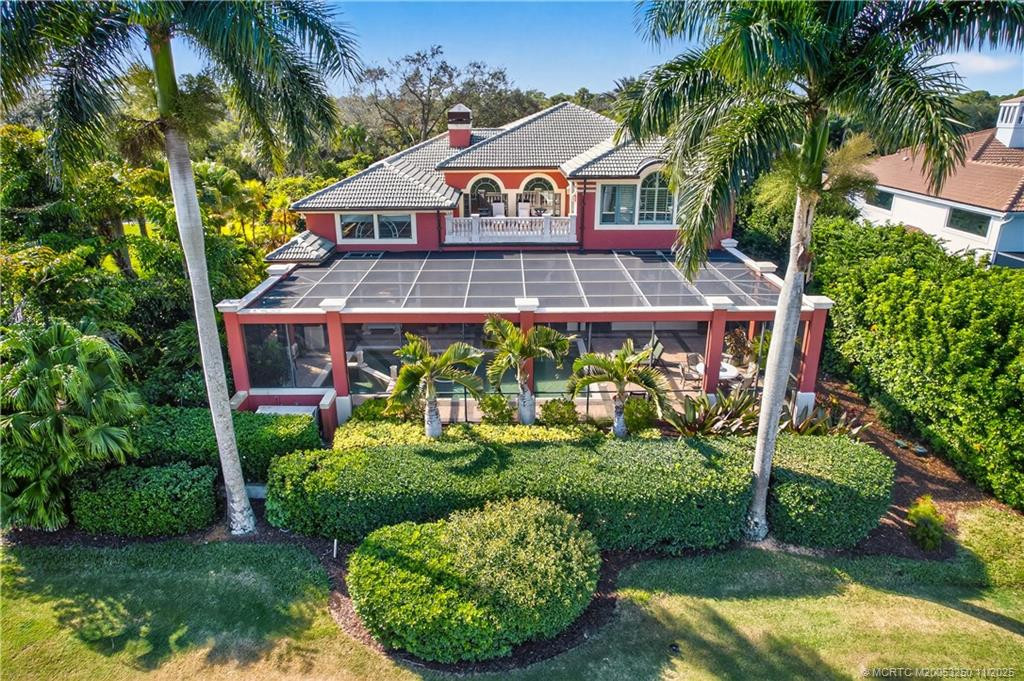 Rear Aerial View of Home