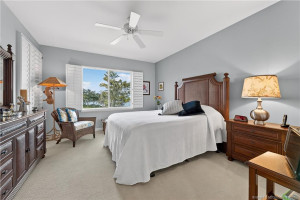 Primary Bedroom with River views.