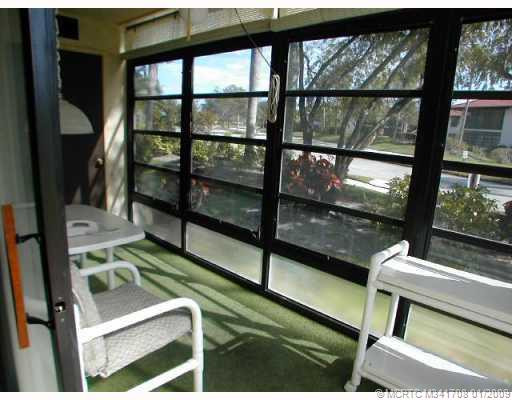 Patio/Deck. Shaded porch. tinted windows.