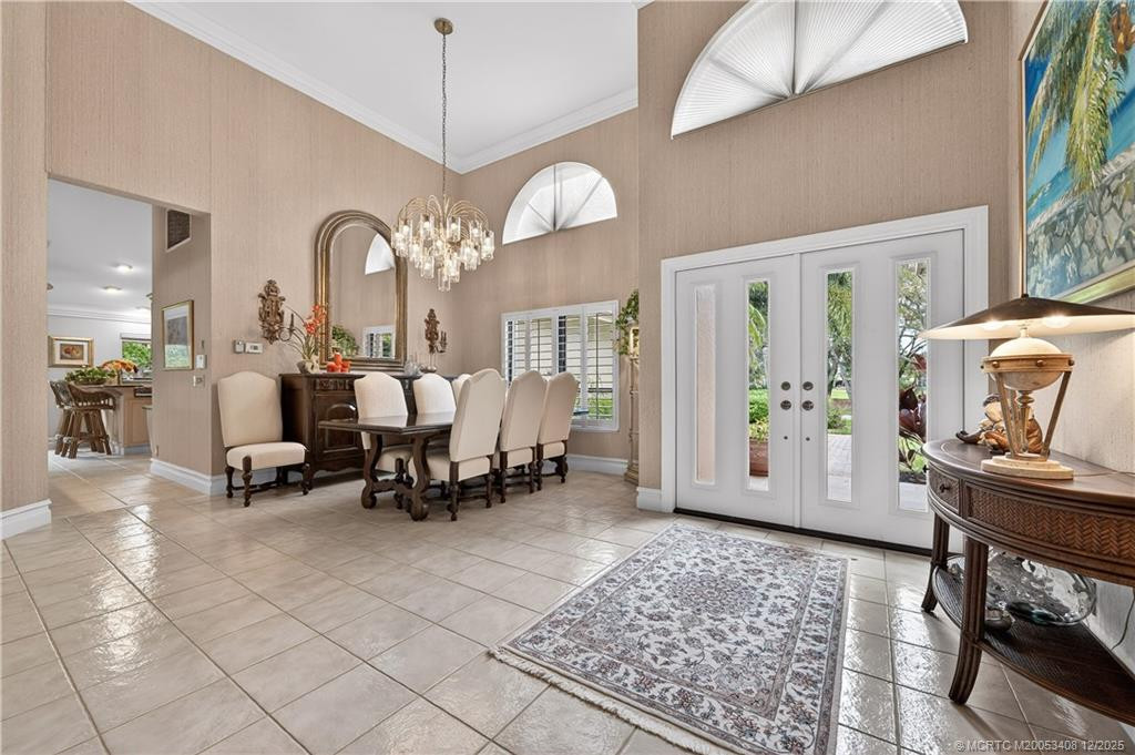 Front Entry Foyer at 1401 Lancewood Terrace, Palm City