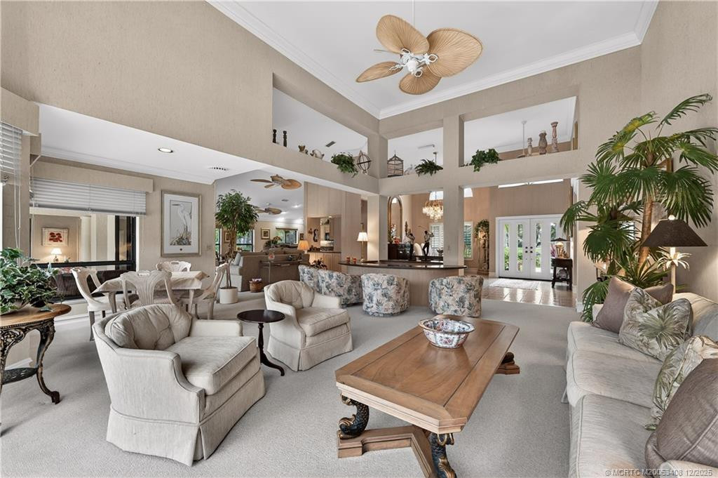 Living Room at 1401 Lancewood Terrace, Palm City