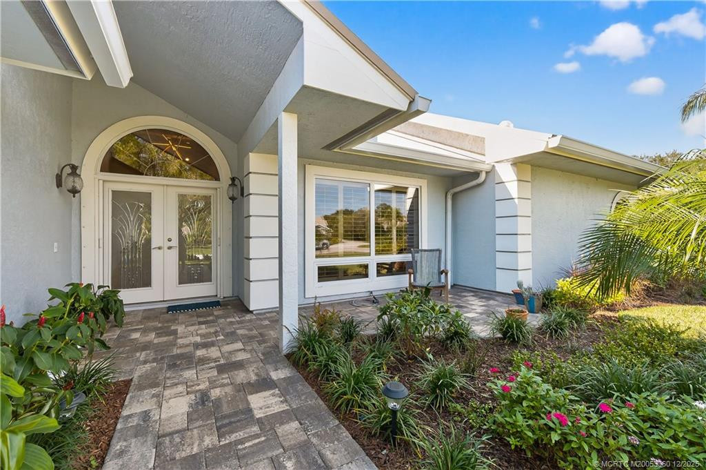 Front Entry at 12797 NW Mariner Court, Palm City