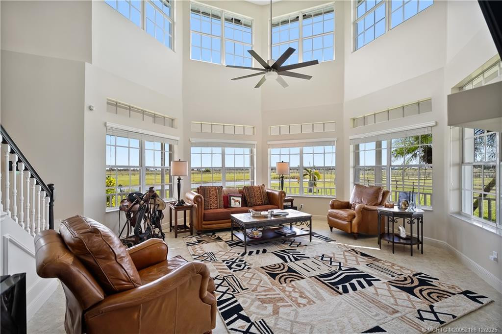 Bright Airy Living room with panoramic views