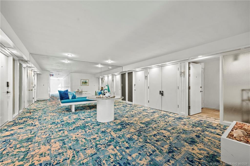 enclosed, secure entry hallway