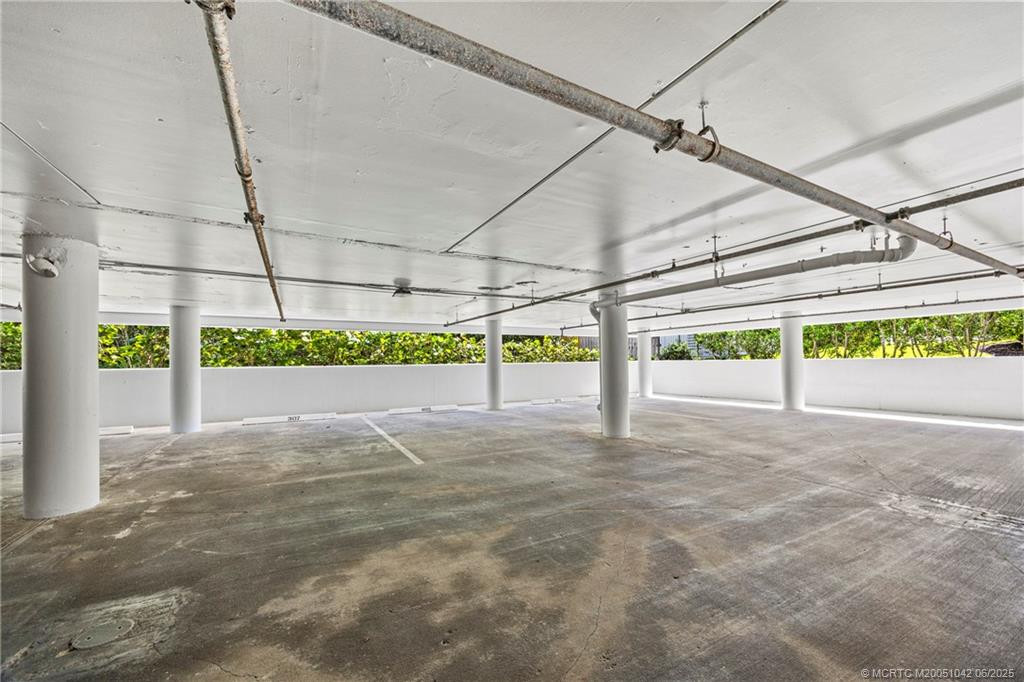covered parking spot, plus guest parking