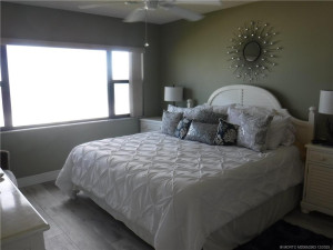 Master Bedroom with king sized bed