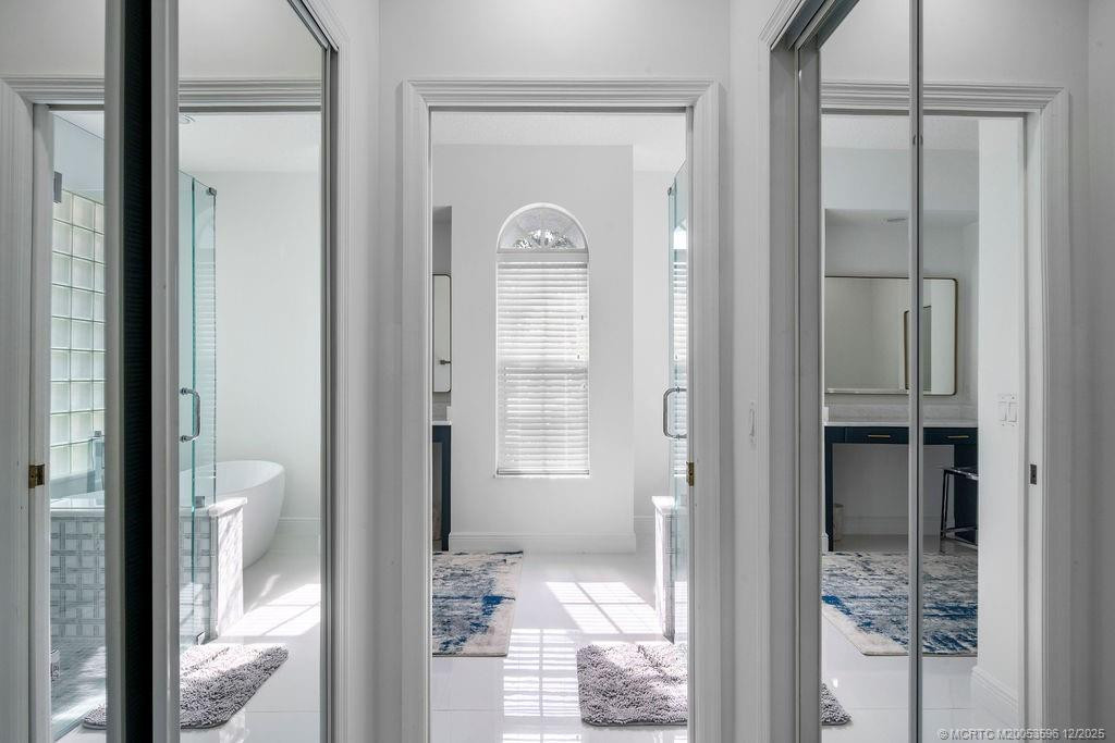 Double closets. 1 walk in and 1 double.