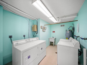 Common and shared Laundry Room located on same floor as the residence
