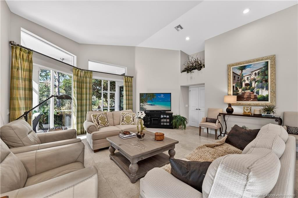 Living Room at 13017 Harbour Ridge Boulevard, Palm City
