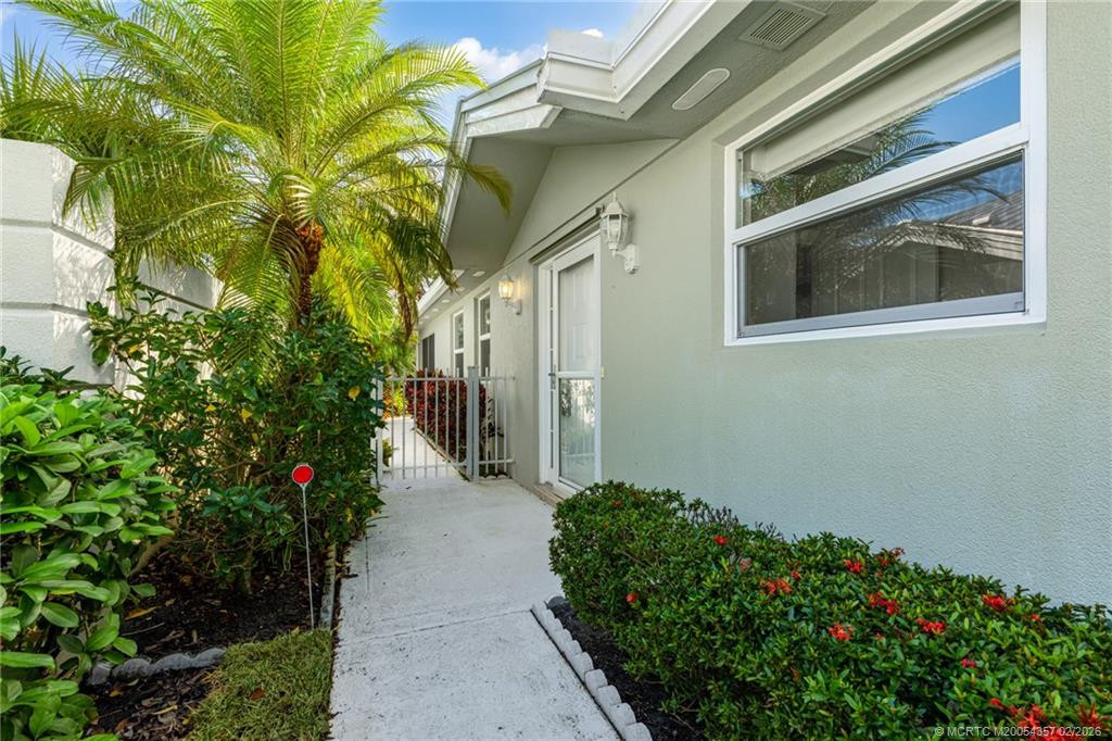 Entrance at 1687 SW Springfield Court, Palm City