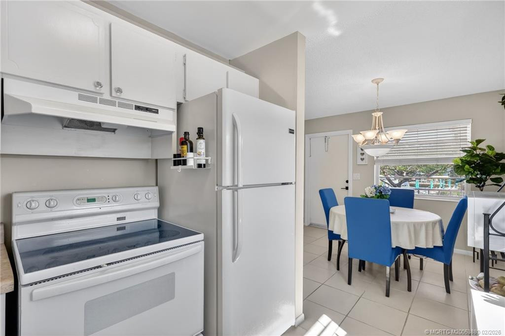 Opens to the dining space.
