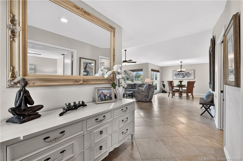Foyer area at 2467 SW Brookwood Lane, Palm City
