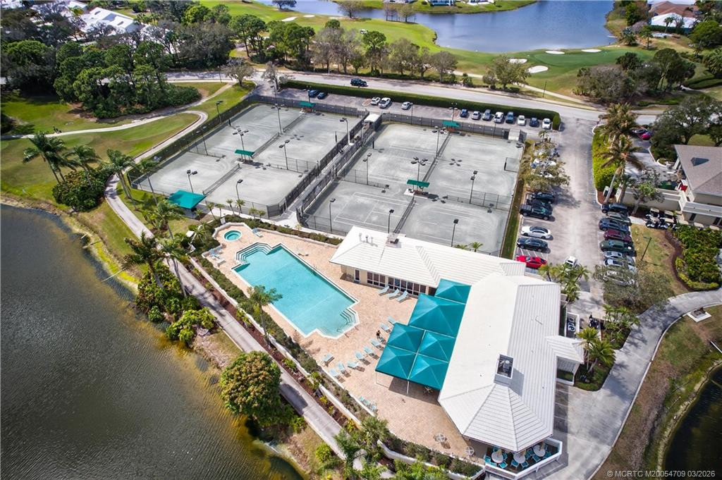 Community pool and tennis courts