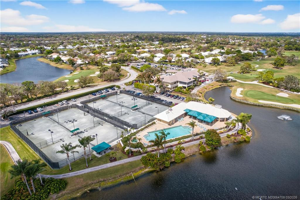 Community pool and tennis courts