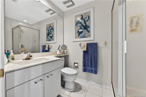 Guest Bedroom Full Bath doubles as Powder Room