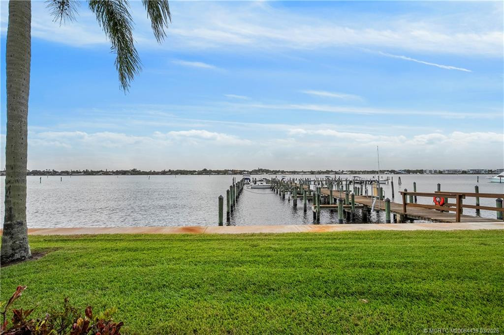 View of river and docks
