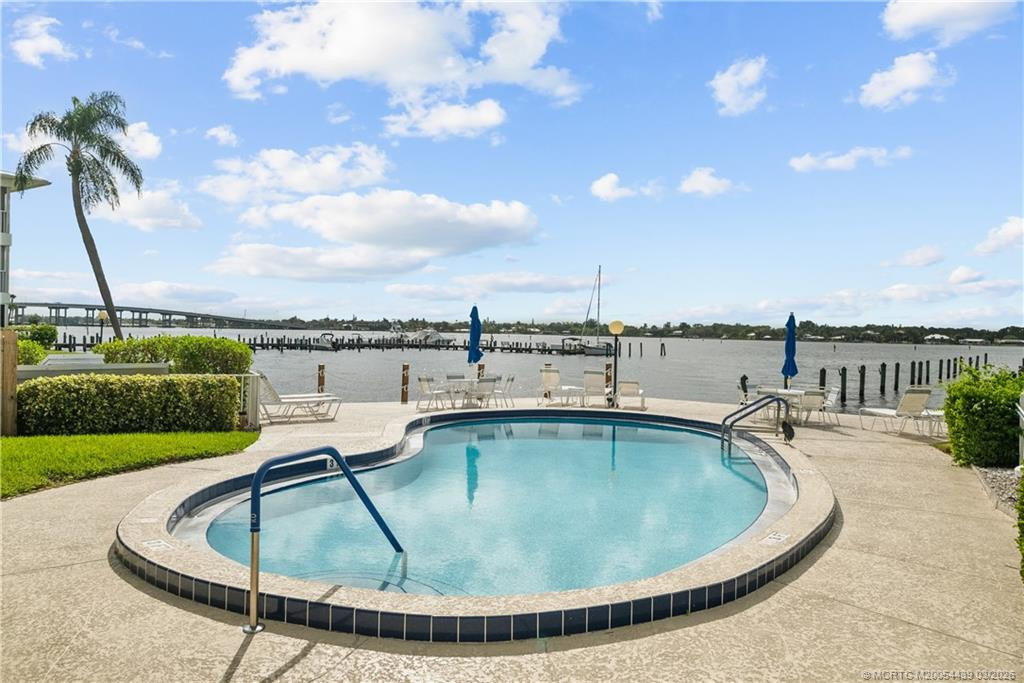 Riverfront pool