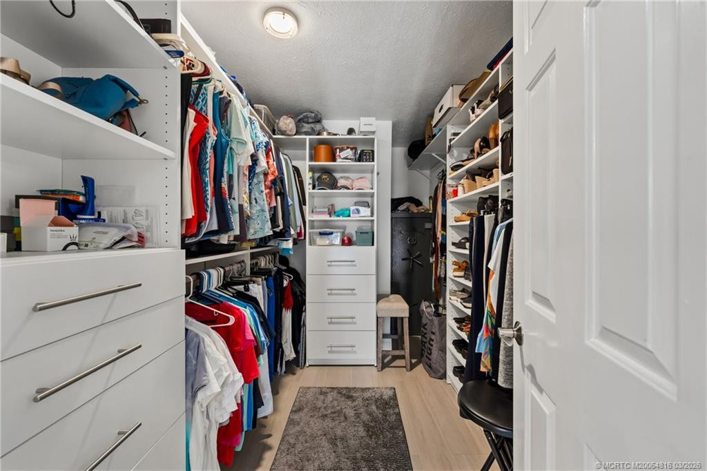 Primary walk-in closet