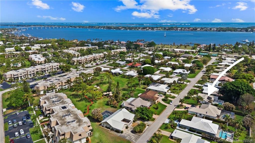 The St Lucie River is across the street from the community