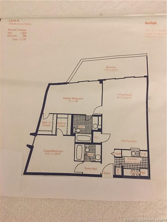 Floor Plan of 411