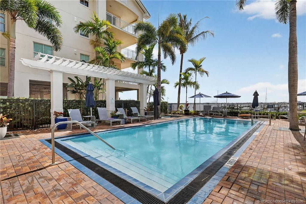 Second pool by clubhouse