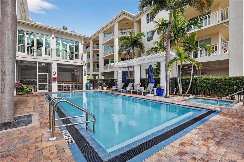 Second pool by clubhouse