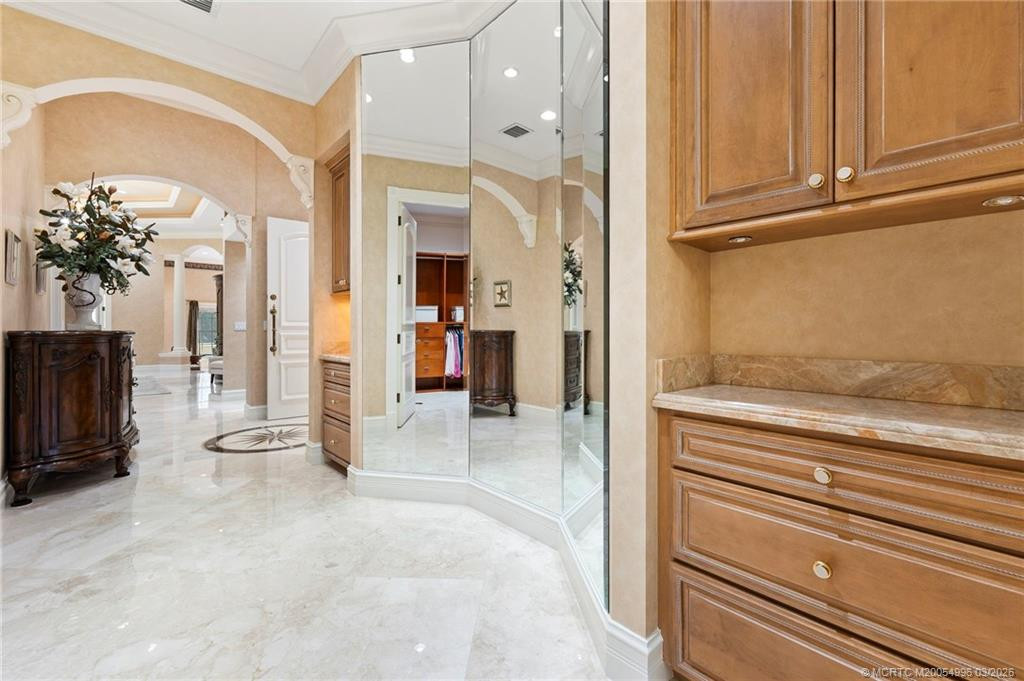 Hall with Two Walk in Closets