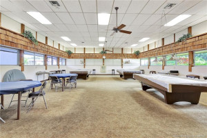 Billiards, game room.