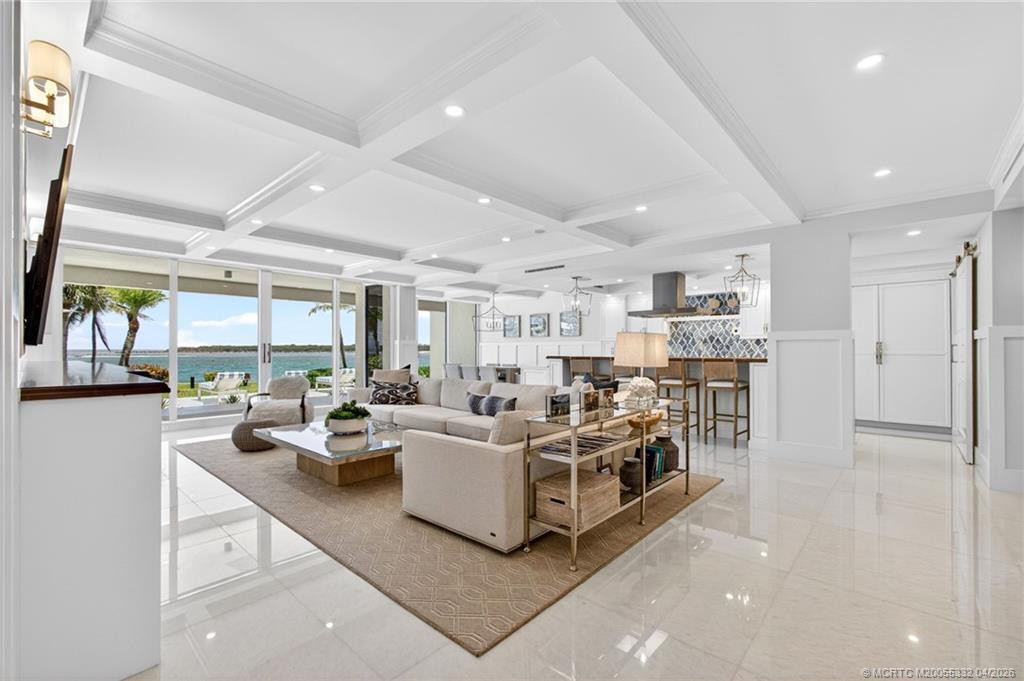 Light, bright, and spacious living area makes entertaining a breeze
