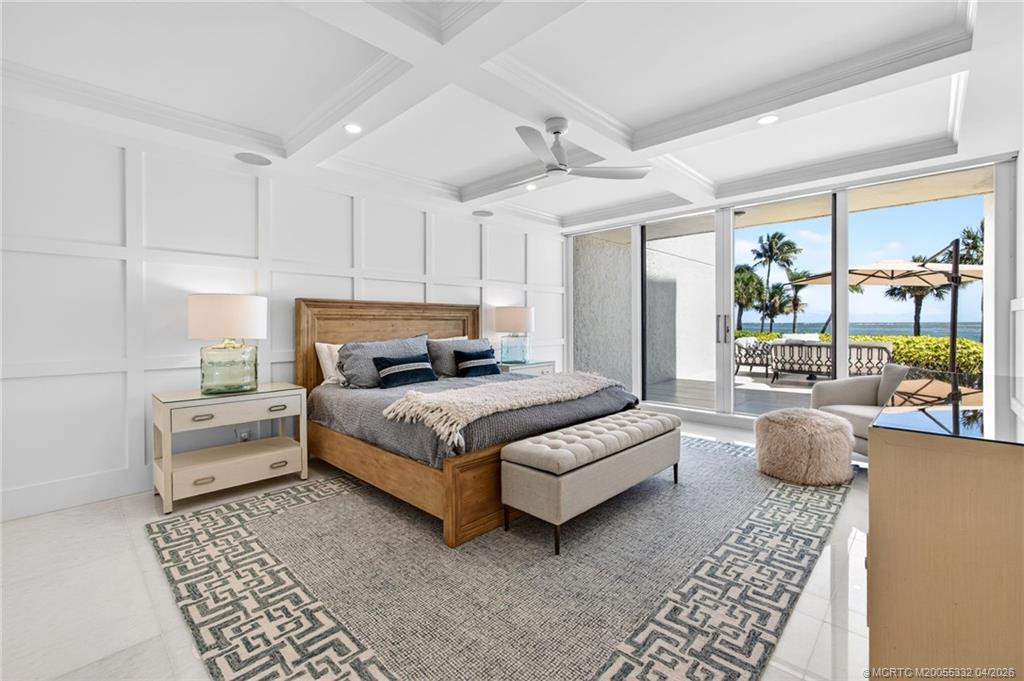 This owner's suite is a private retreat