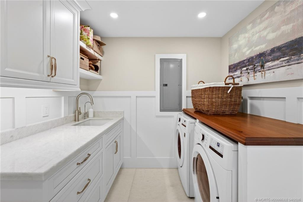 Even doing laundry here can be a lovely experience.