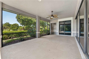 Covered Screen Enclosed Patio Area