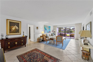 Living room and foyer