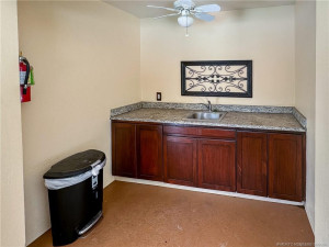 Condo prep station at pool area