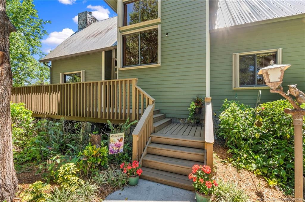 Entry Porch at 4558 SW Cherokee Street, Palm City