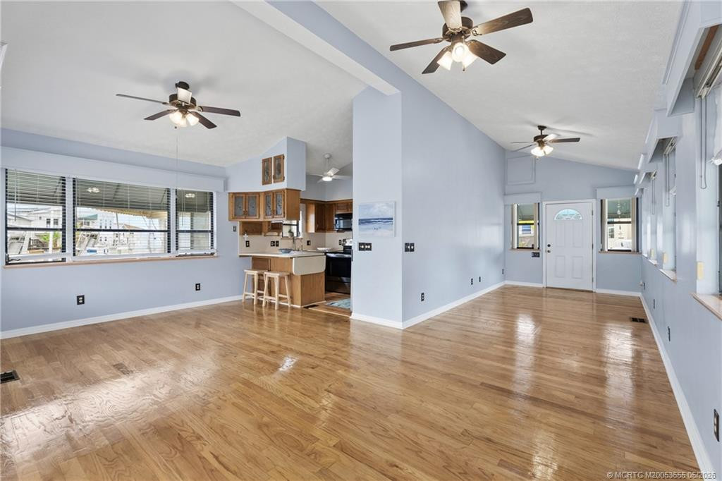 Open floor plan at 140 Nettles Boulevard, Jensen Beach