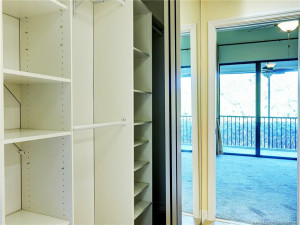 Custom closets main bedroom