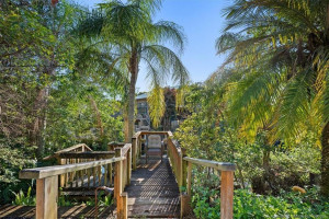 Walkway to water