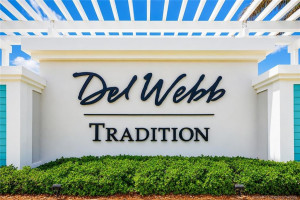 Located in the highly desirable Del Webb at Tradition, one of Port St. Lucie’s premier active adult communities offering resort-style amenities, social activities, fitness center, clubhouse, pickleball, tennis, and convenient access to shopping, dining, golf, and medical facilities.