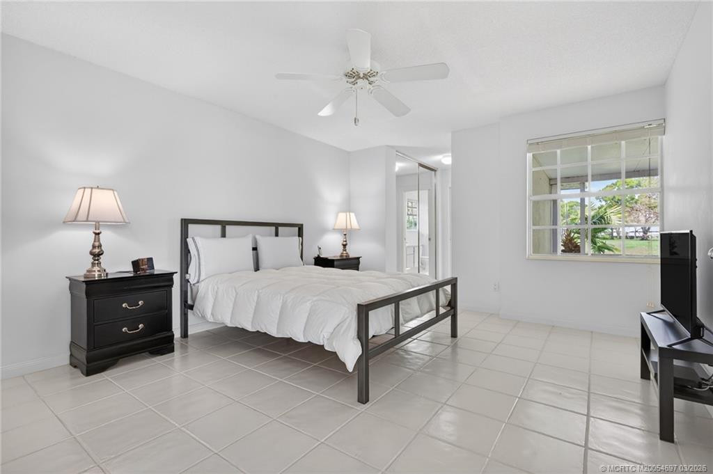 The thoughtfully designed floor plan offers two generously sized master suites, each with its own private bath, providing comfort and privacy for owners and guests alike.