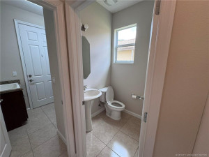Half bath downstairs