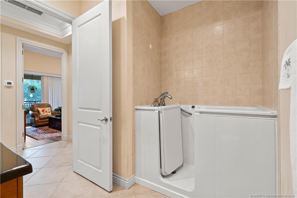 3rd Bathroom with Newly Installed Accessible Tub