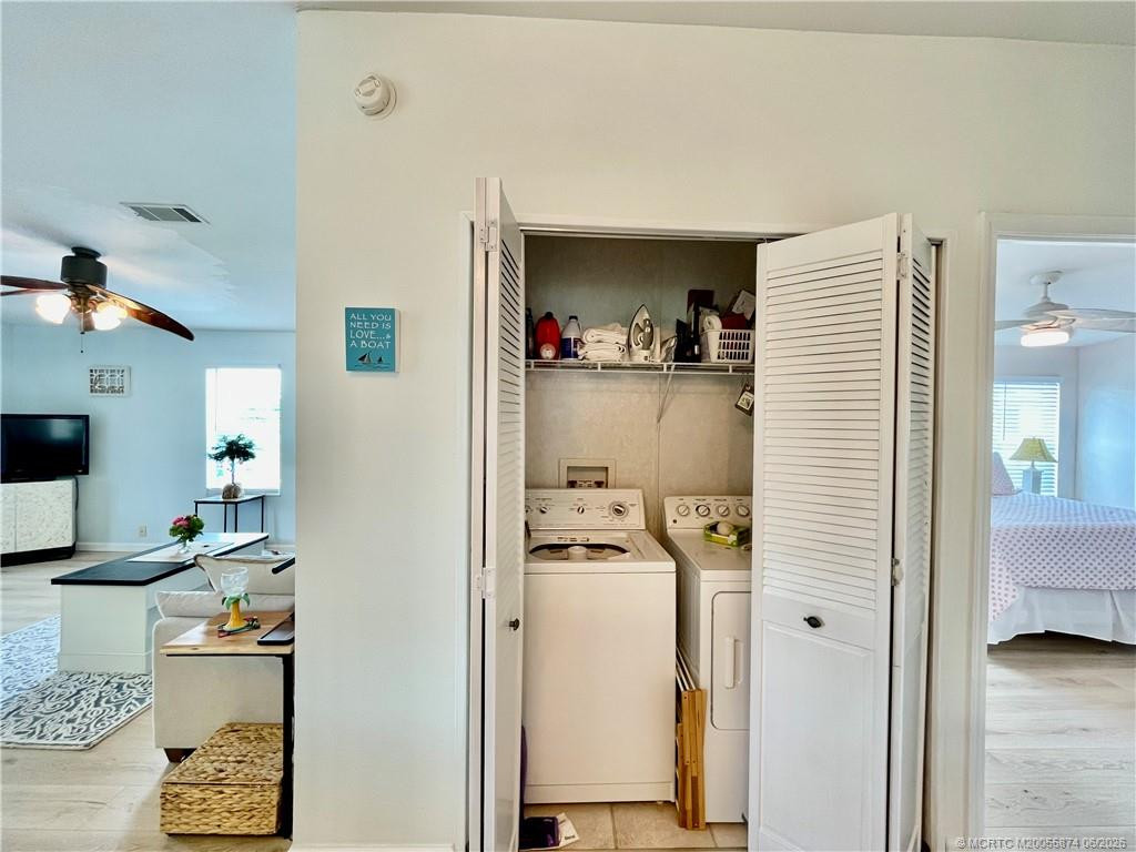 Inside laundry