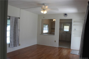 Pass through for easy access to dining and living room