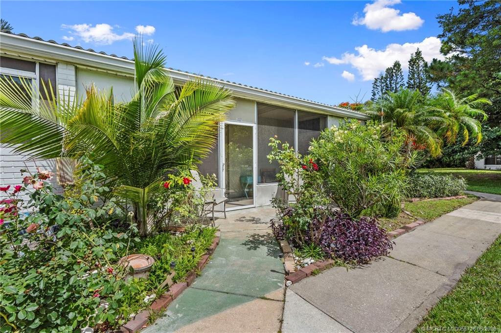 Walk way to Front Door