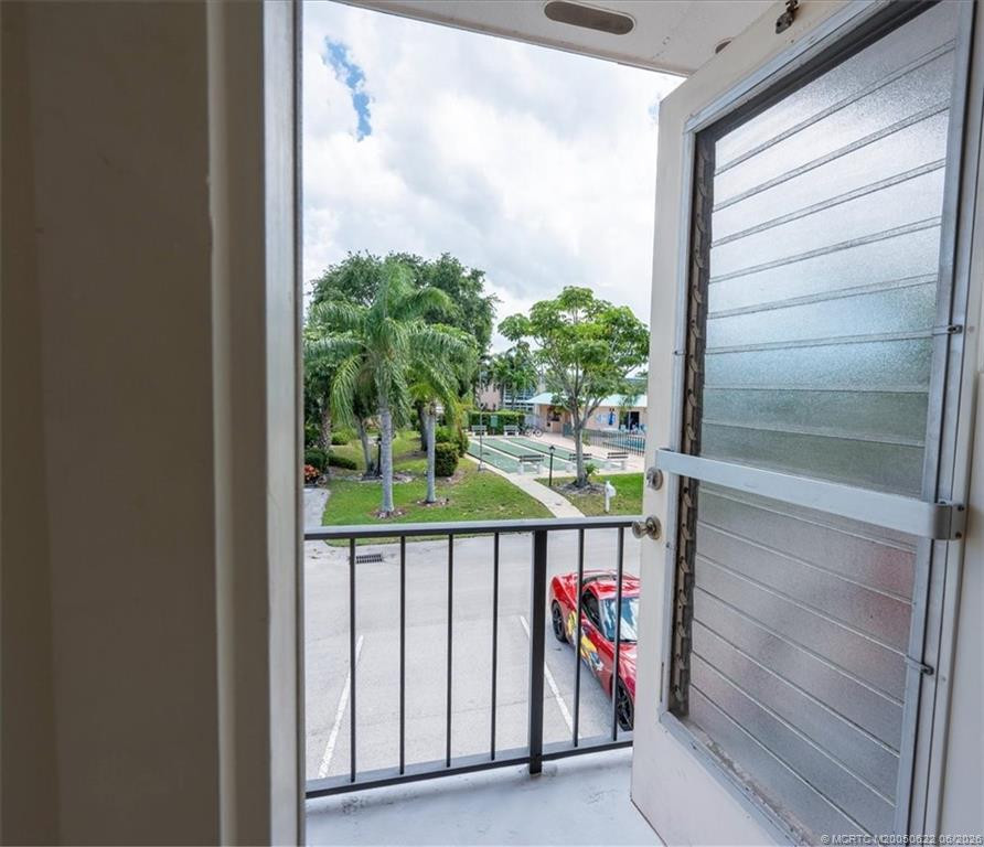 Entry Door with view of Clubhouse 2A