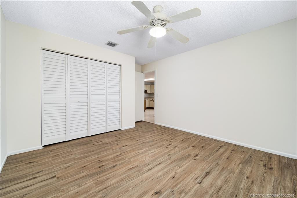 Huge closet in primary bedroom