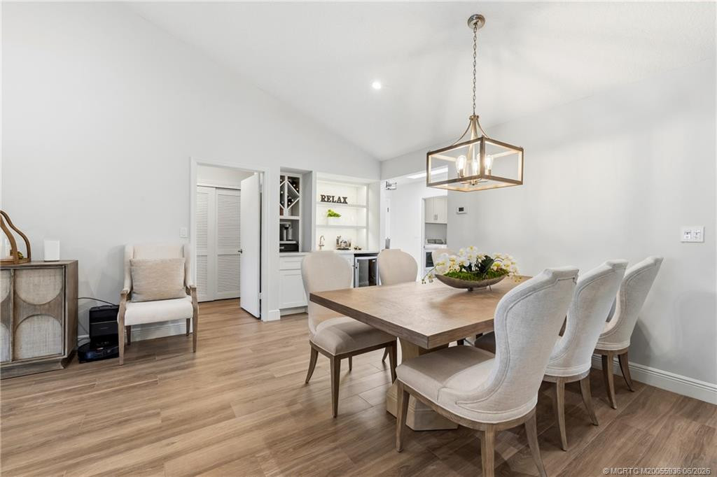 Dining area.