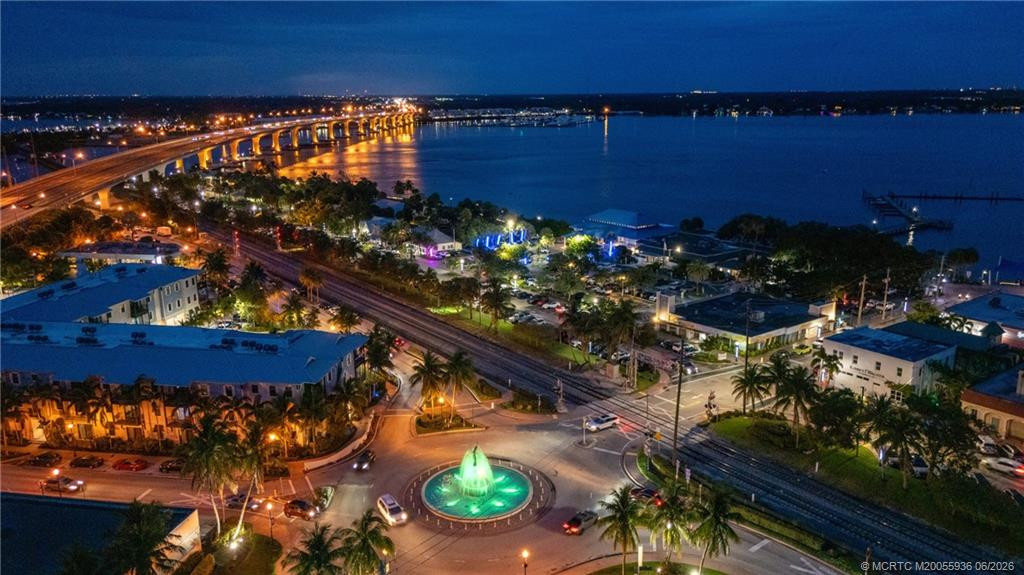Night view of Stuart.